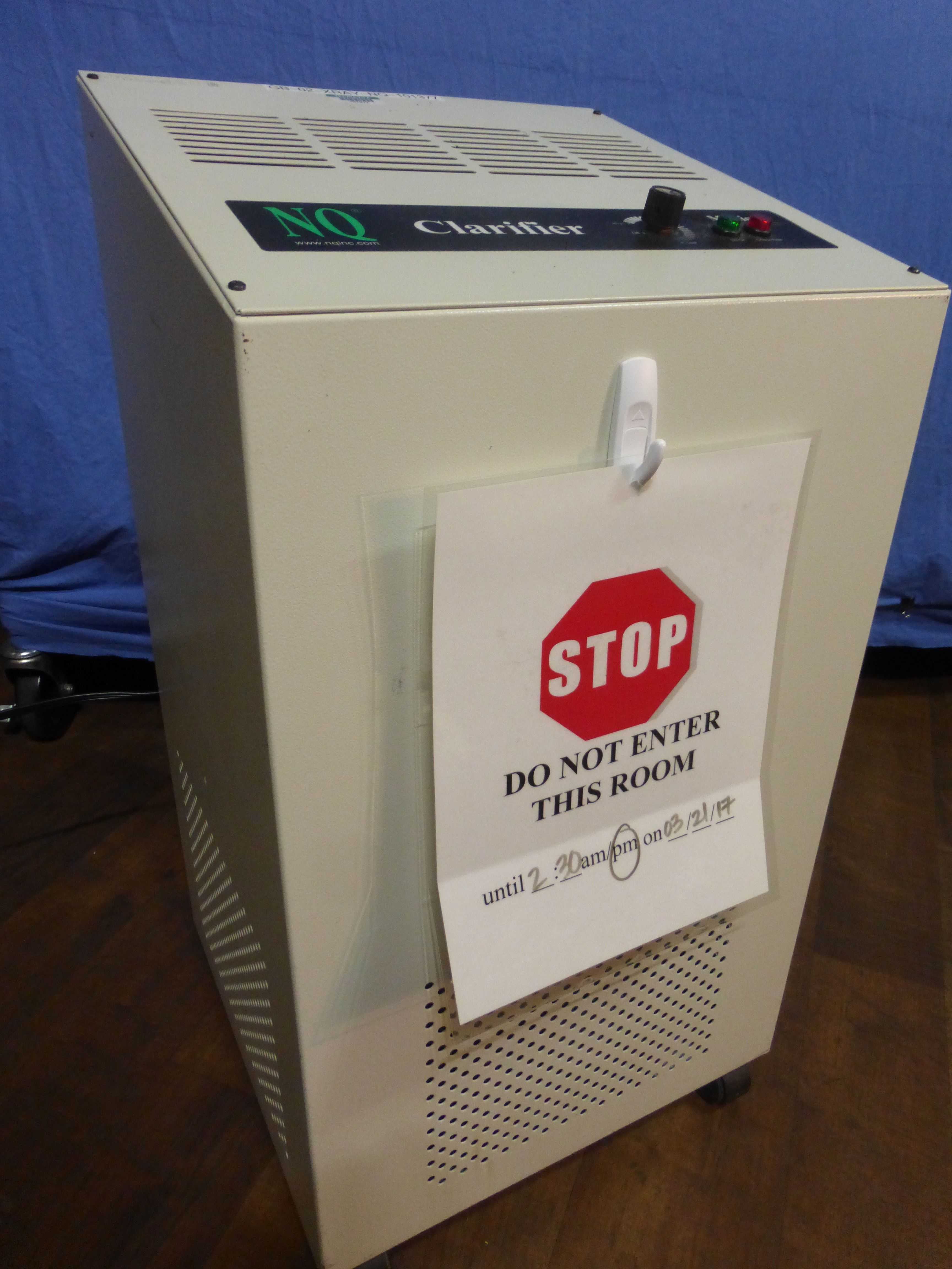 NQ Industries Clarifier AIR PURIFIER NWS Medical Scientific