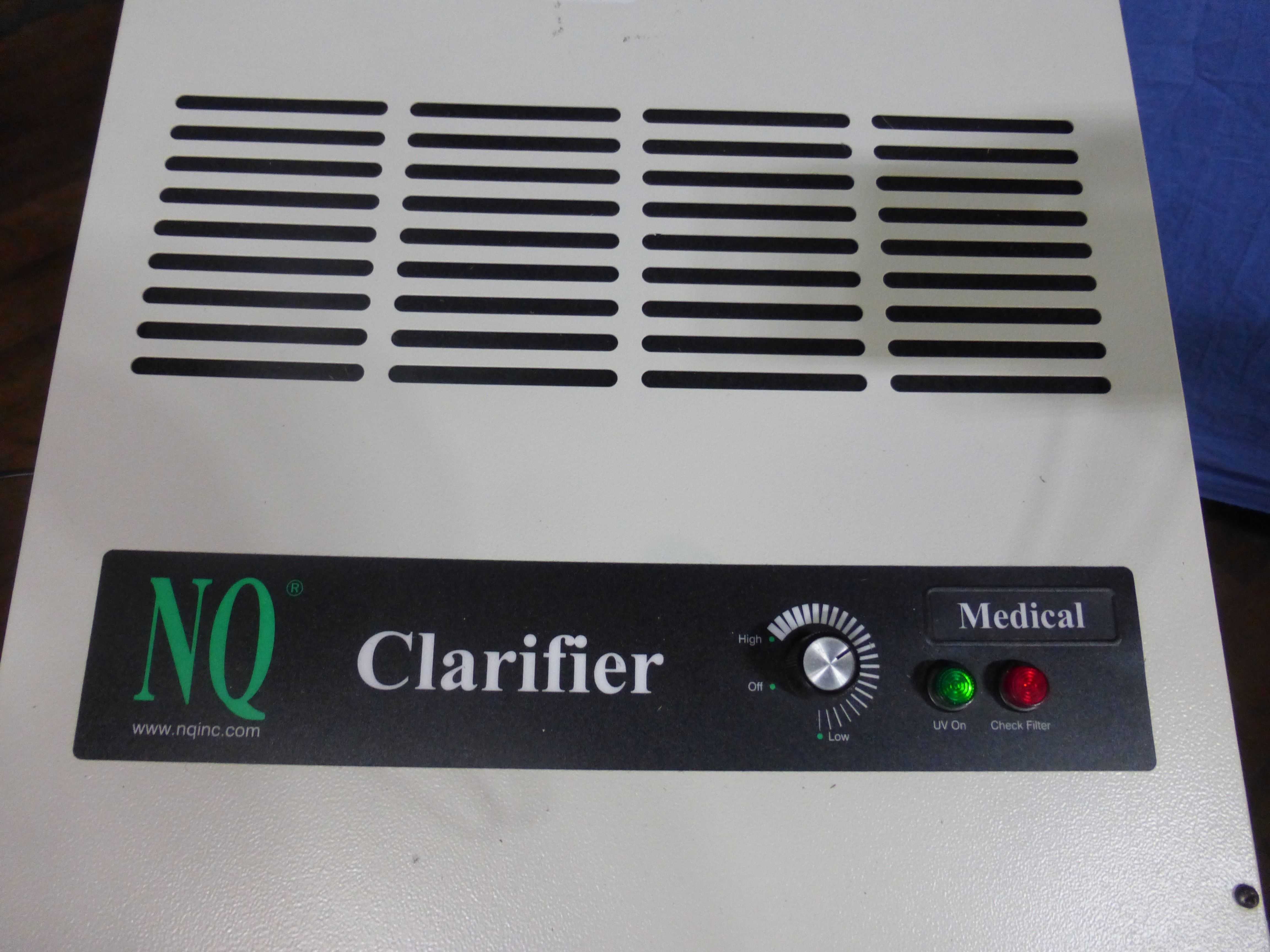 NQ Industries Clarifier AIR PURIFIER NWS Medical Scientific