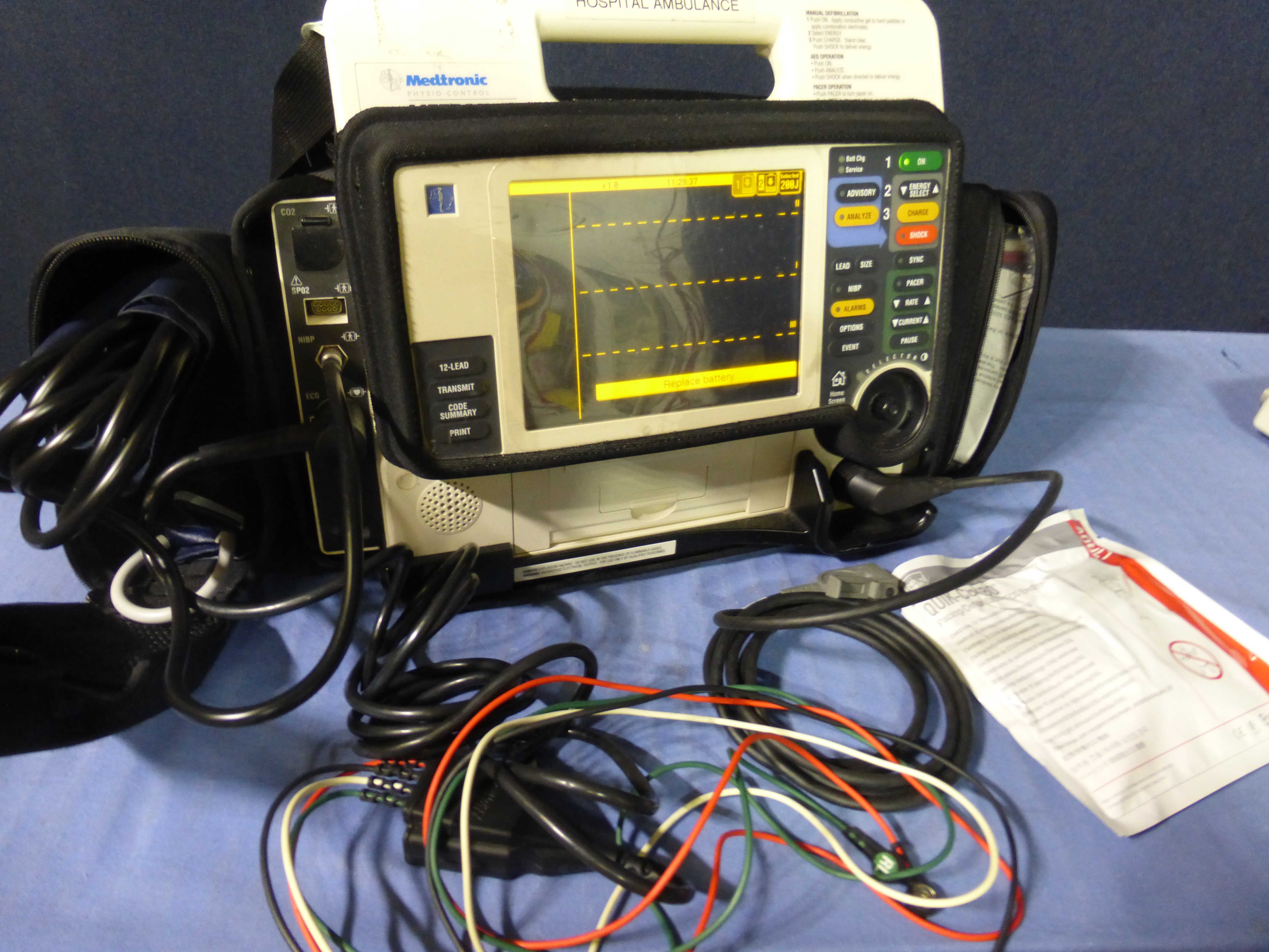 PhysioControl LifePak 12 CARDIAC MONITOR DEFIBRILLATOR NWS Medical