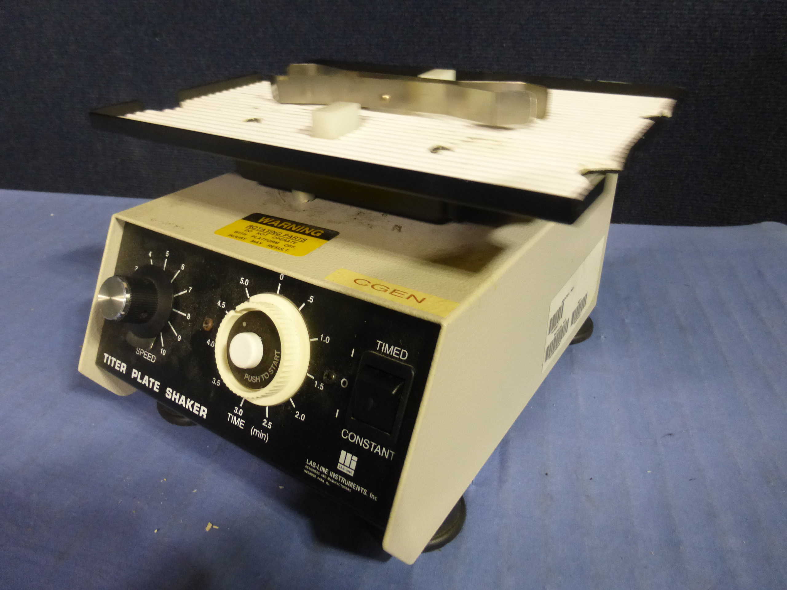 Lab Line Instruments 4625 TITER PLATE SHAKER NWS Medical Scientific