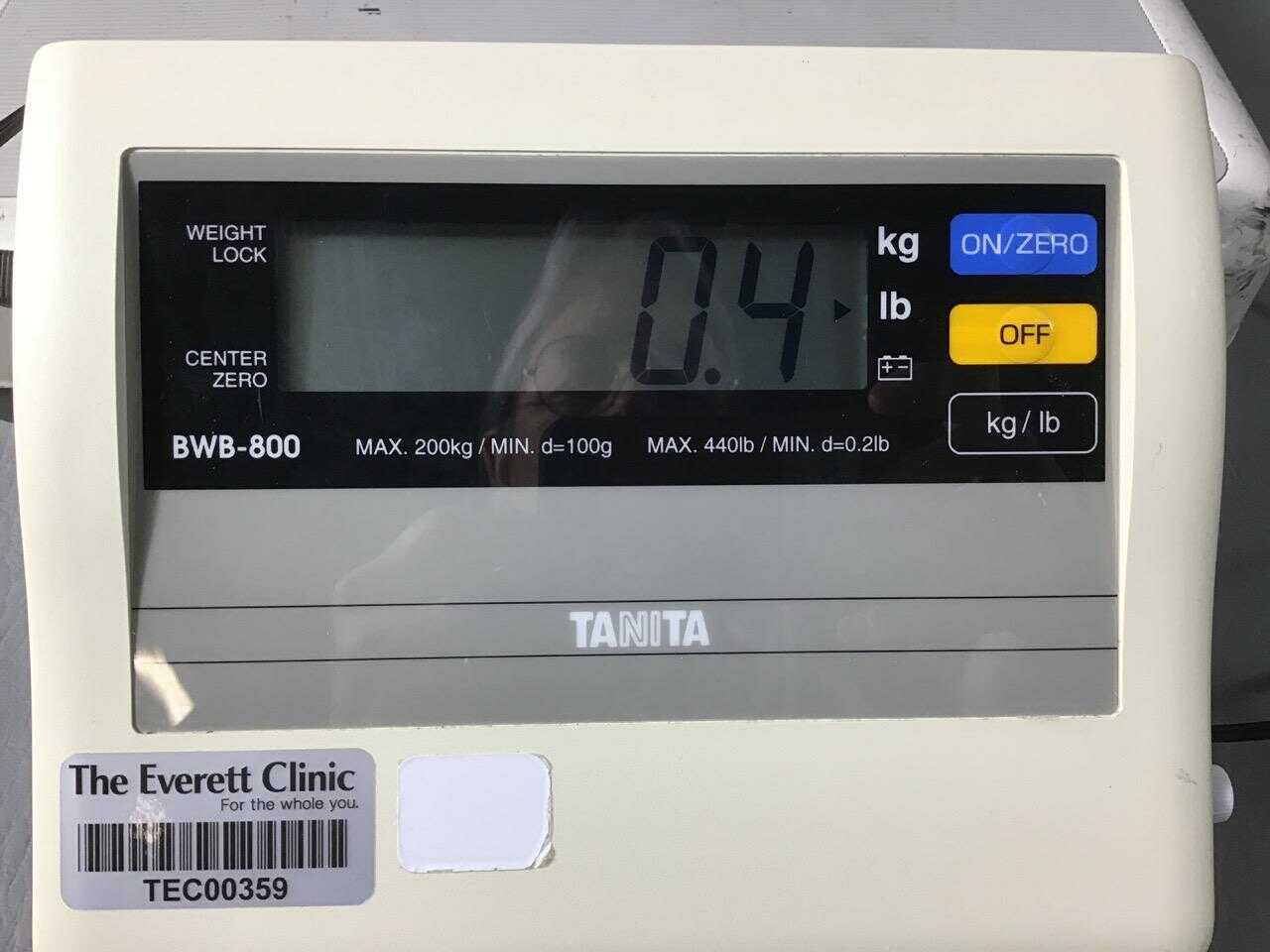 Tanita WB-800AS Plus NTEP Professional Wrestling Scale w/ BMI